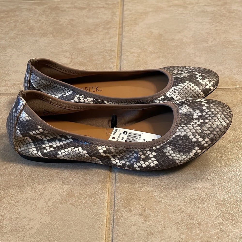 Snake Skin Ballet Shoes - Picture 5 of 5